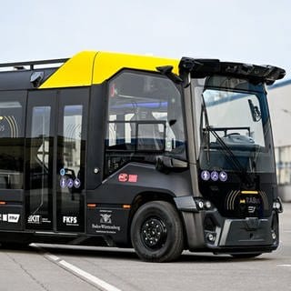 Selbstfahrender Bus - Der Bus wird im Sommer in Friedrichshafen getestet. (Foto: Stadtverkehr Friedrichshafen)