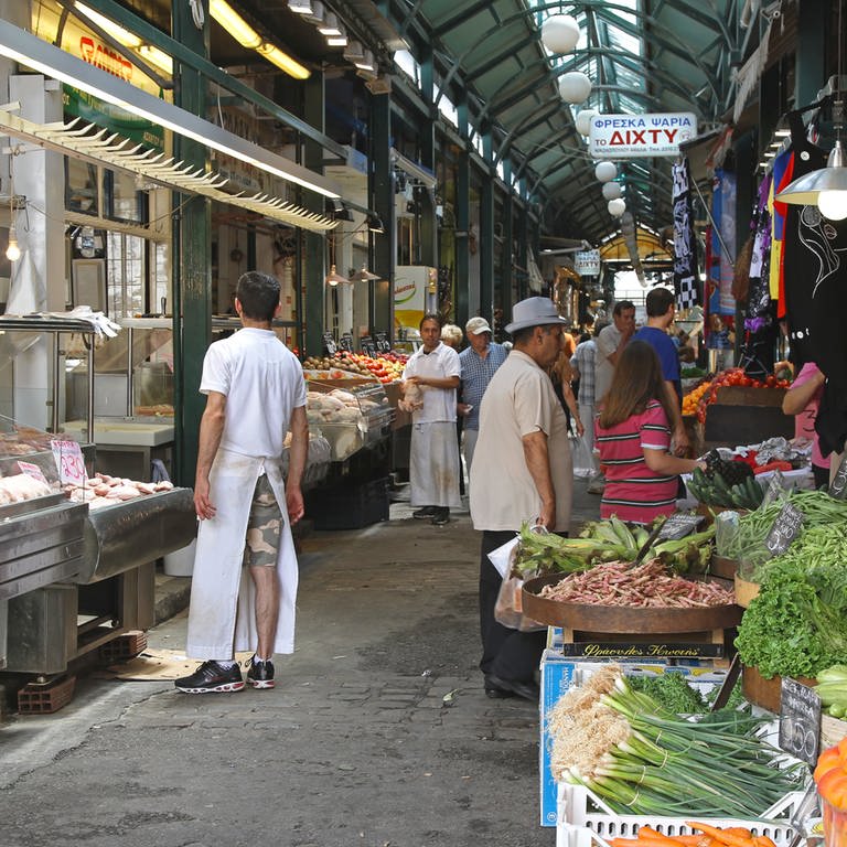 Markt in Griechenland, Thessaloniki